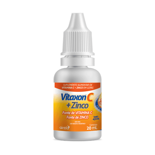 Vitaxon Solução C Zinco Fortalecimento Imunológico Airela Vitamina C - 20ml - Macrofarma
