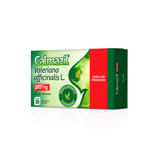 Calmazil Comprimidos Relaxamento Airela Calmante - 20 Comprimidos - Macrofarma