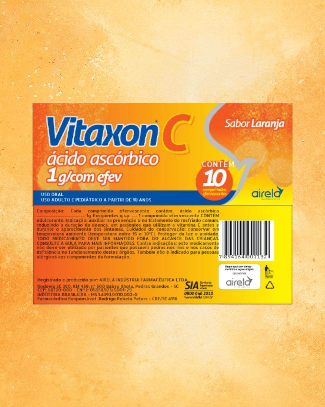 Vitaxon Comprimidos Suporte Nutricional Airela Vitaminas - 10 Comprimidos - Macrofarma