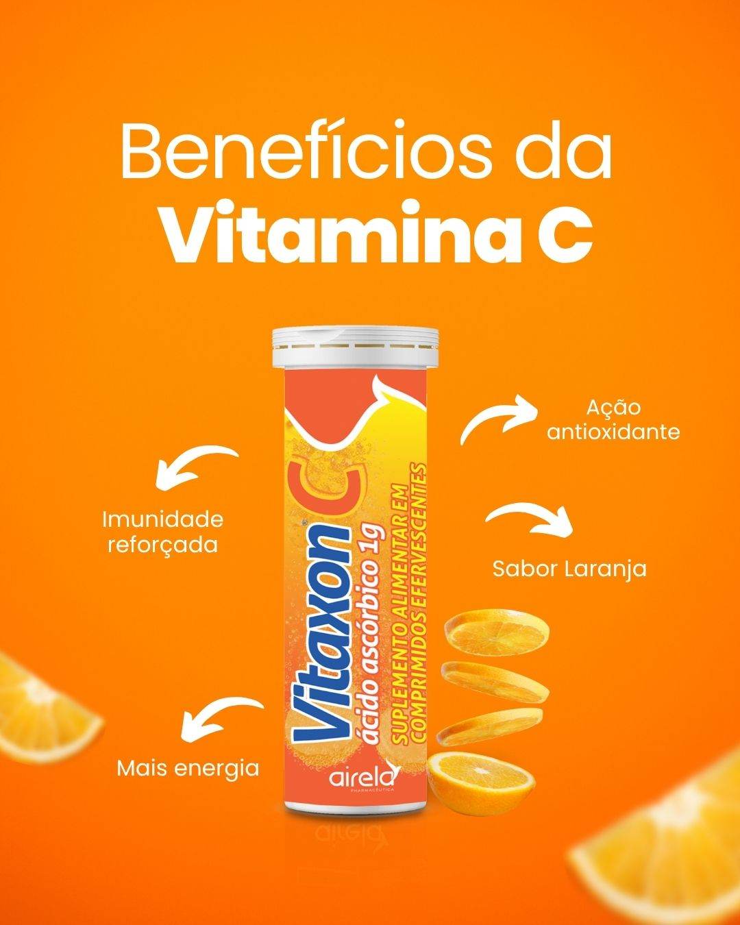 Vitaxon Comprimidos Suporte Nutricional Airela Vitaminas - 10 Comprimidos - Macrofarma