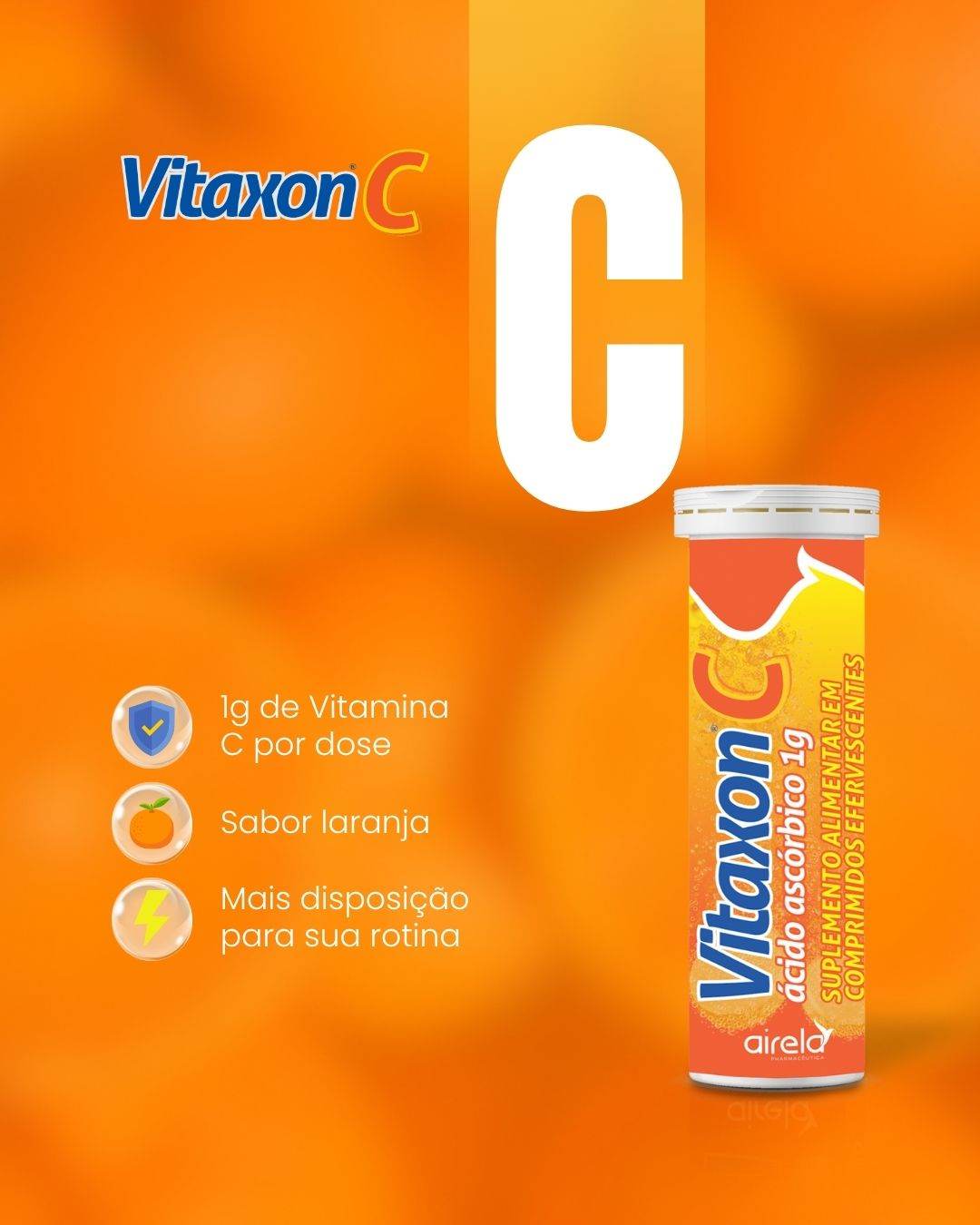 Vitaxon Comprimidos Suporte Nutricional Airela Vitaminas - 10 Comprimidos - Macrofarma