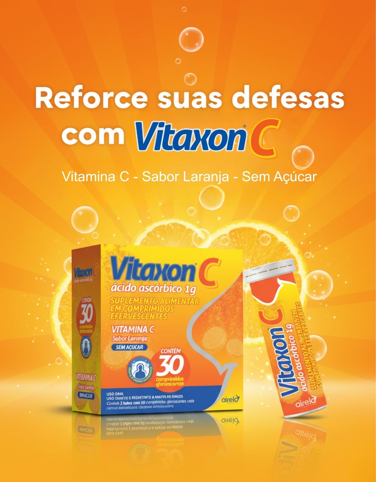 Vitaxon Comprimidos Suporte Nutricional Airela Vitaminas - 30 Comprimidos