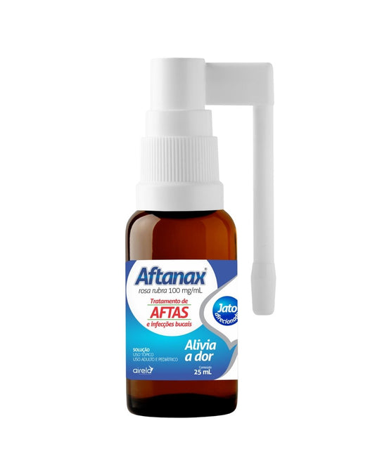 Aftanax Solução Tratamento Bucal Airela Adstringente - 25ml