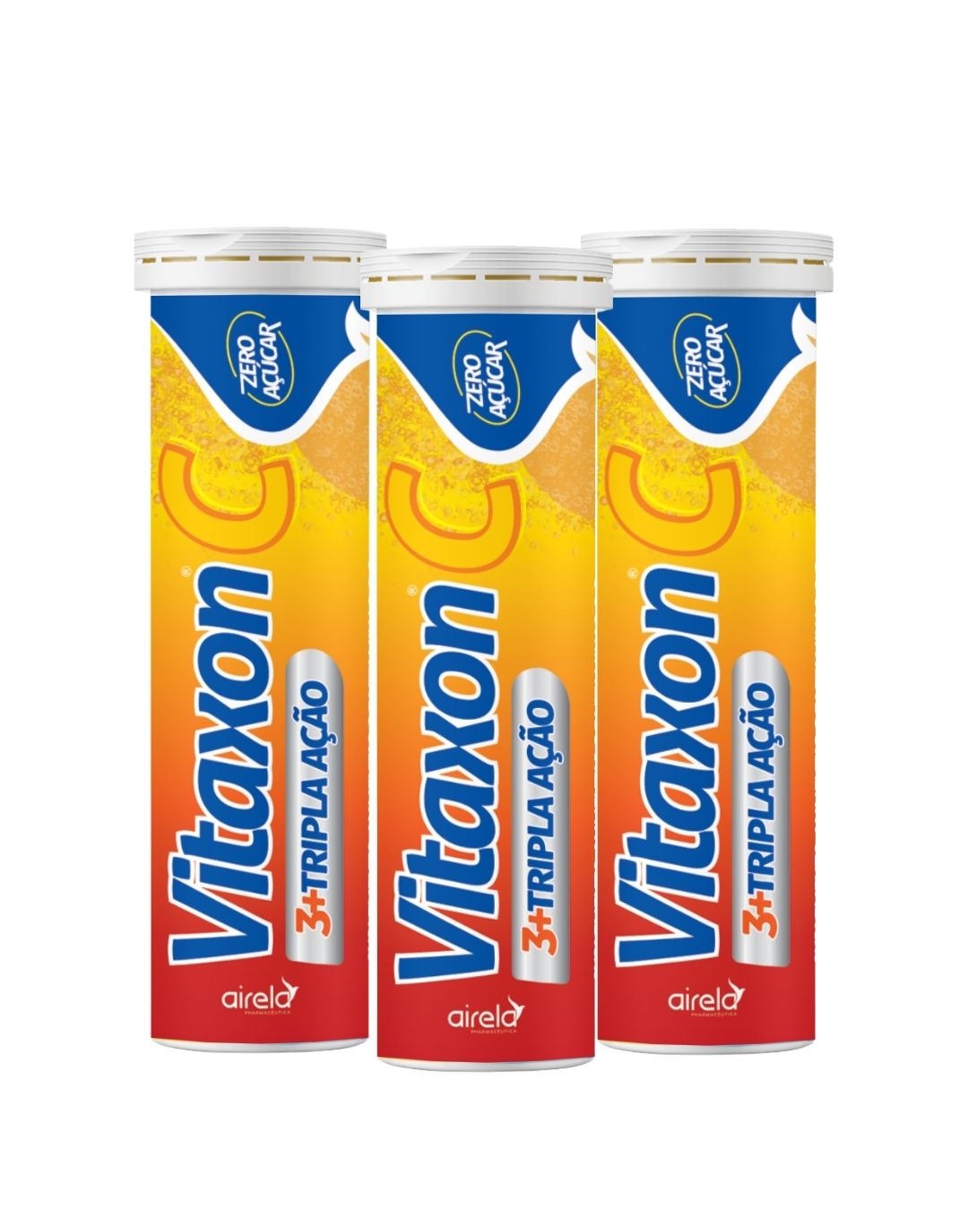 Vitaxon Comprimidos Tripla Ação Fortalecimento Imunológico Airela Vitamina C - 10 Efervescentes