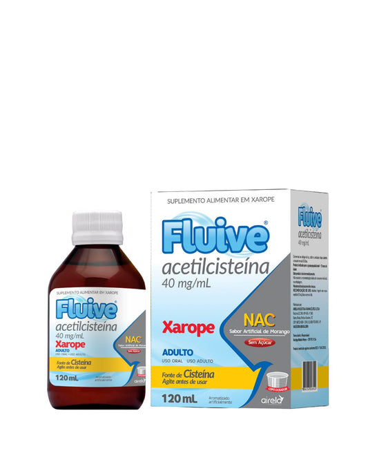 Fluive Suplemento Saúde Respiratória Airela Acetilcisteína - 120ml