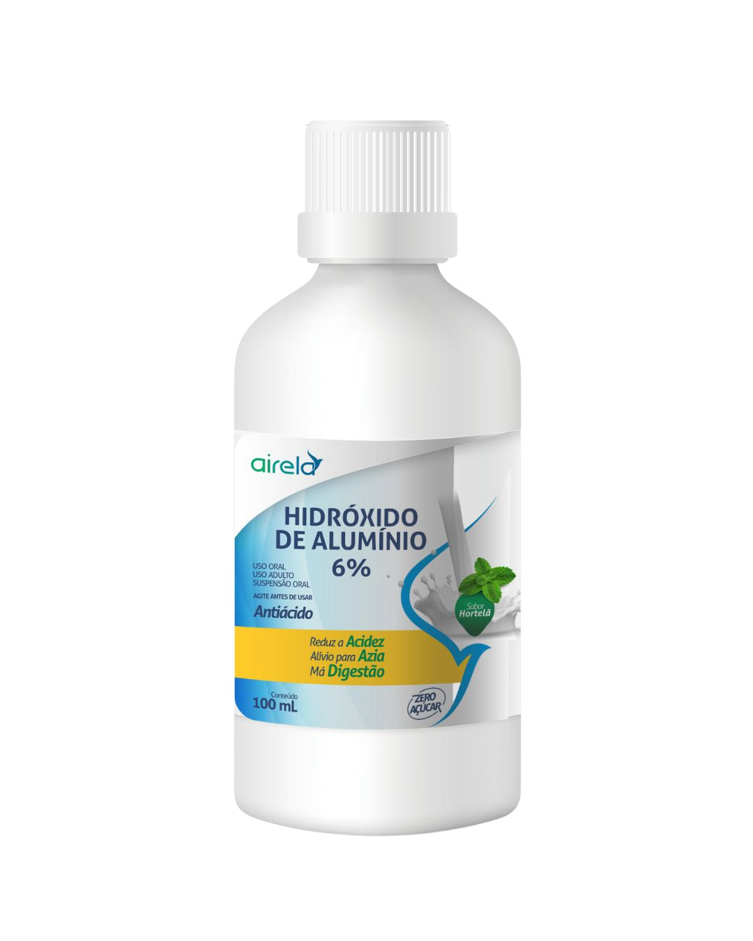 Hidróxido Antiácido Alívio da Azia Airela Alumínio - 100ml