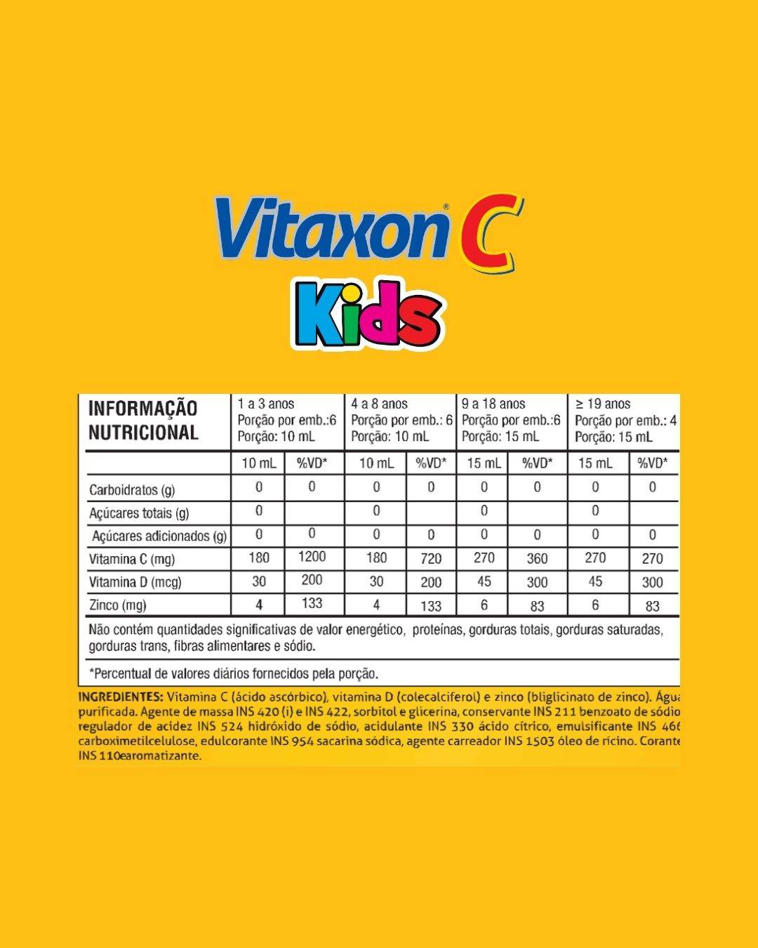 Vitaxon Solução Kids Fortalecimento Imunológico Airela Vitamina C - 120ml - Macrofarma
