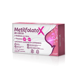 Metilfolato Comprimidos Saúde da Mulher Airela Ácido Fólico - 60 Comprimidos - Macrofarma
