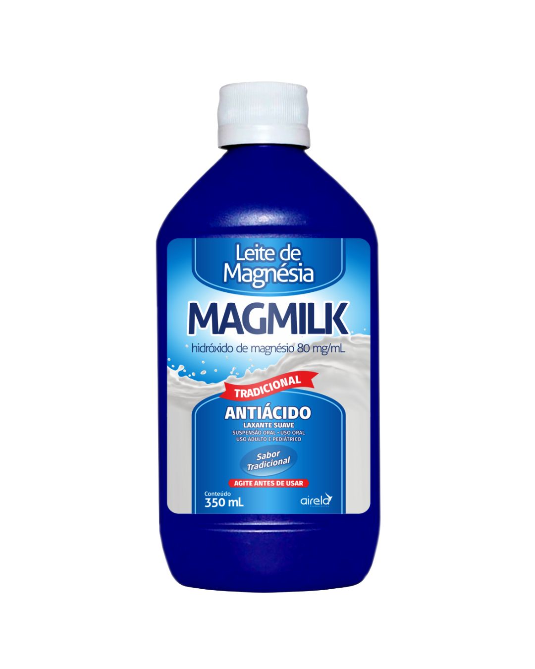 Magmilk Antiácido Hortelã - Suspensão oral com magnésio - 350ml