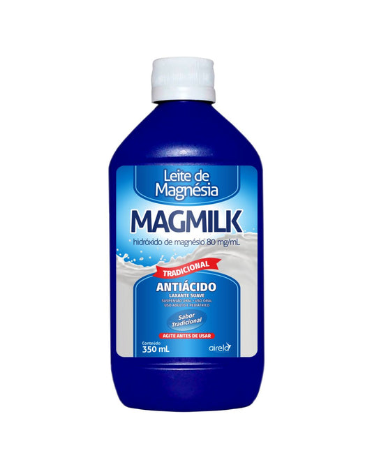 Magmilk Antiácido Hortelã - Suspensão oral com magnésio - 350ml