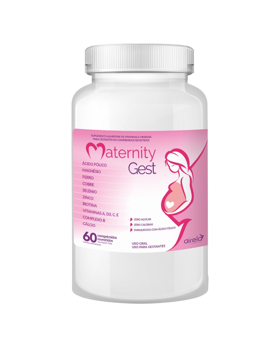 Maternity Comprimidos Gest Saúde da Mulher Airela Gestante - 60 Comprimidos