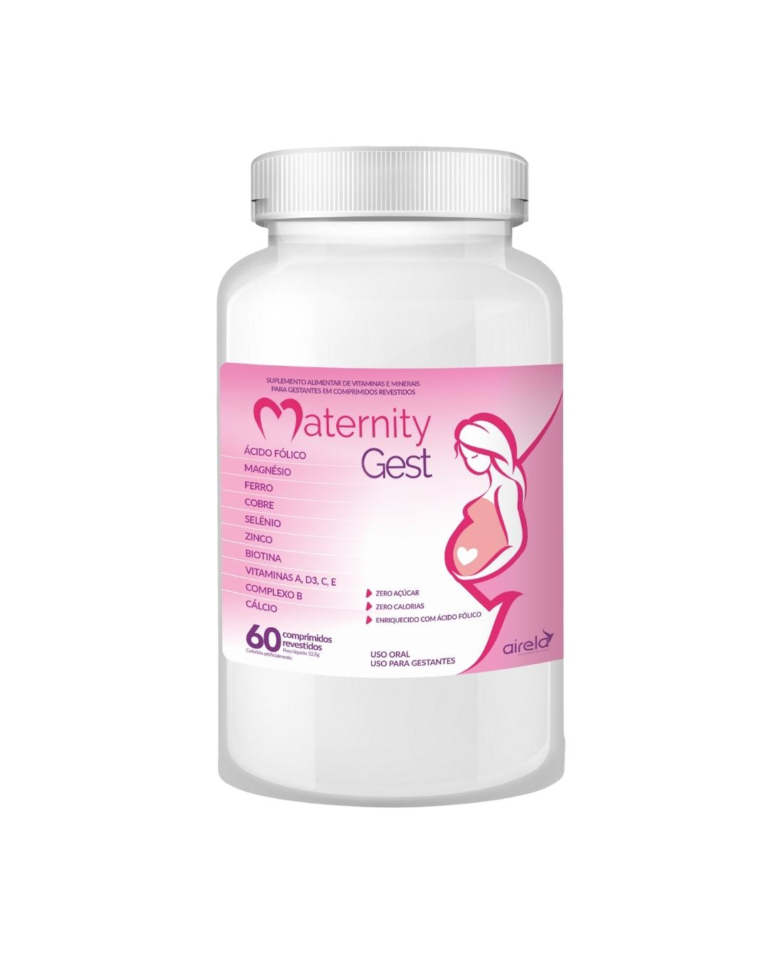 Maternity Comprimidos Gest Saúde da Mulher Airela Gestante - 60 Comprimidos