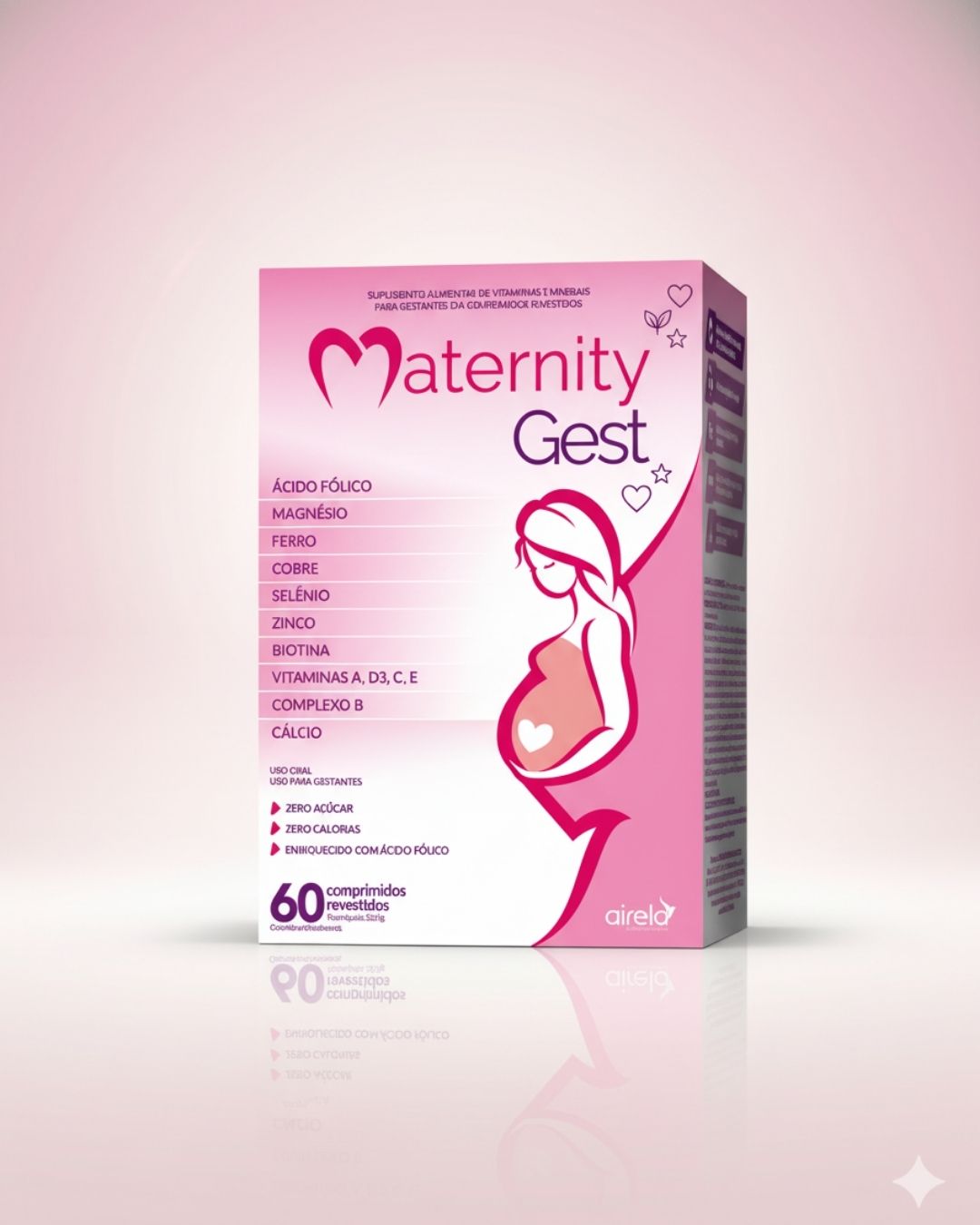 Maternity Comprimidos Gest Saúde da Mulher Airela Gestante - 60 Comprimidos