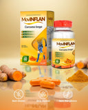 Movinflan Cápsulas Saúde Articular Airela Cúrcuma - 60 Cápsulas