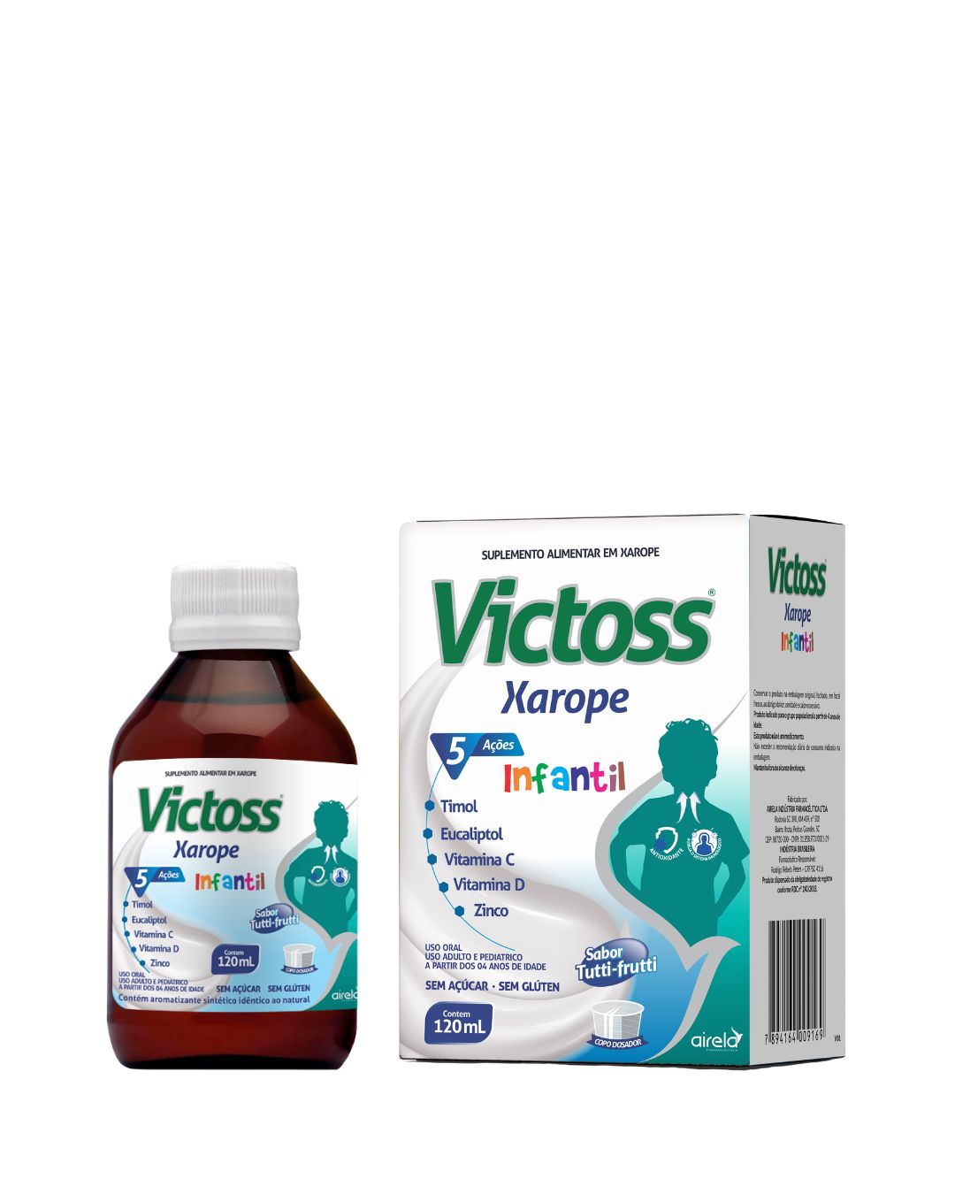 Victoss Xarope Infantil Saúde Respiratória Airela Vitaminas - 120ml
