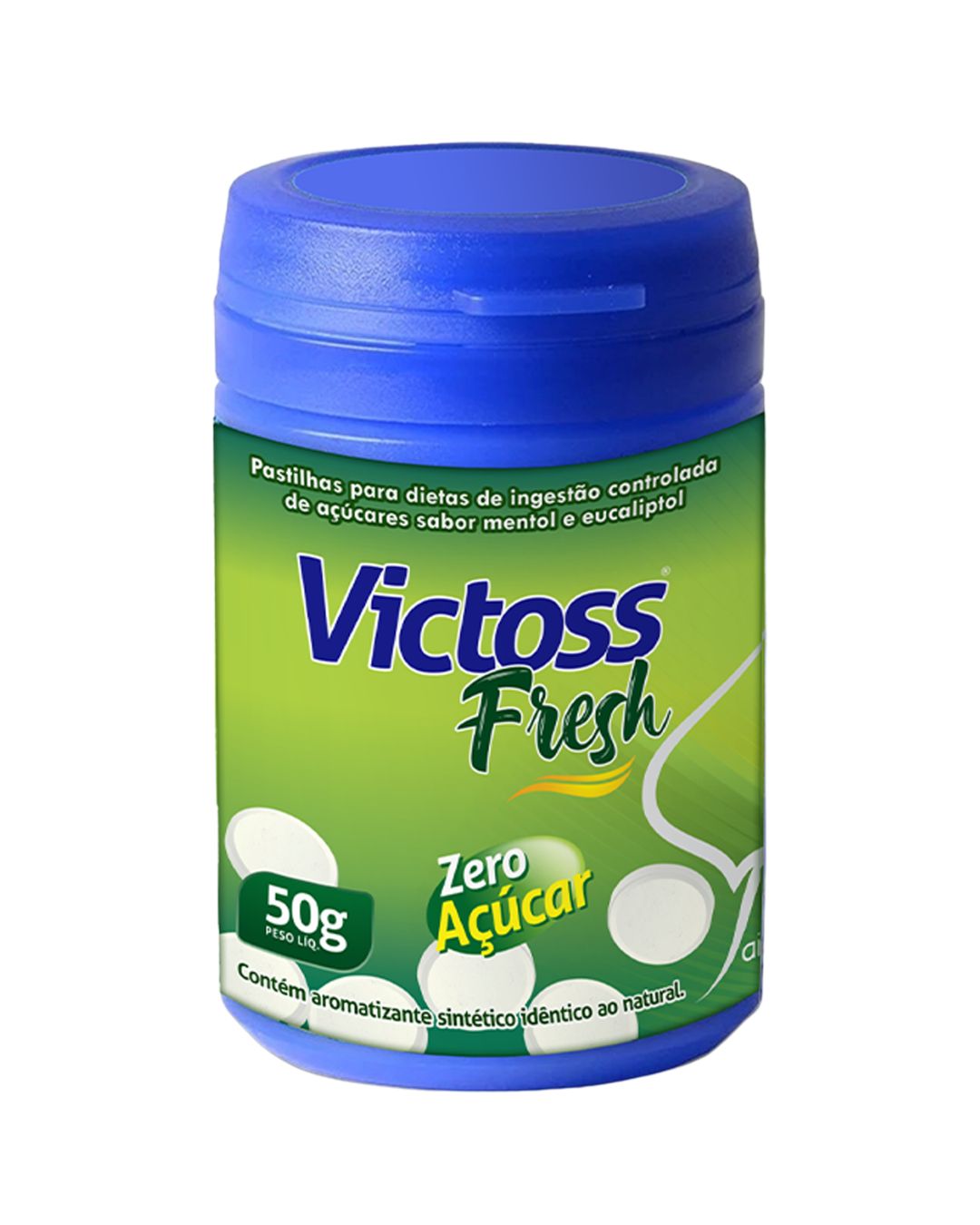 Victoss Pastilhas Fresh Saúde Respiratória Airela Mentol - 50g