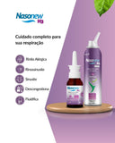 Nasonew Solução H3 Aires Desobstrução Nasal Airela Hipertônica - 100ml