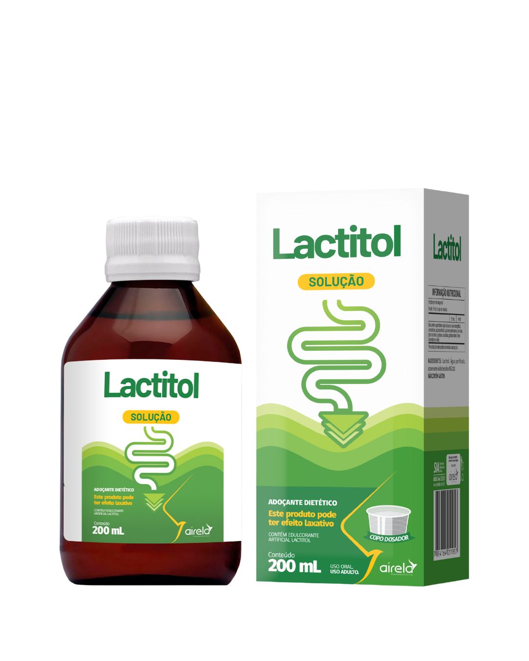 Lactitol Laxante Regulação Intestinal Airela Digestivo - 200ml