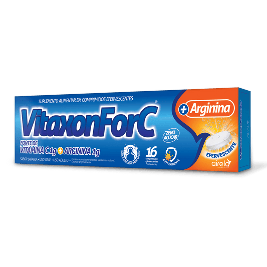 Vitaxonfor Comprimidos C Energia & Imunidade Airela Vitamina C - 16 Efervescentes - Macrofarma