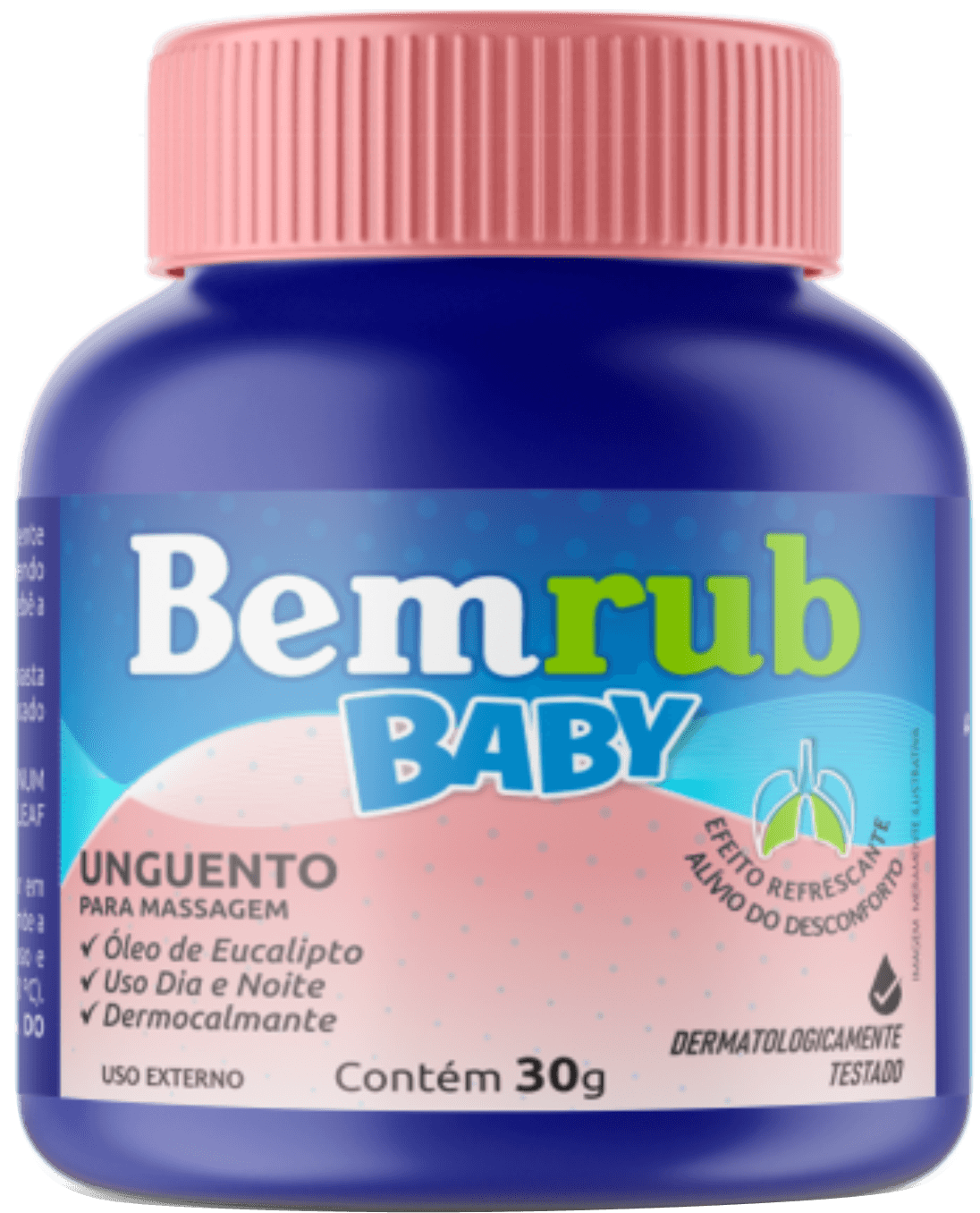 Bemrub Baby Bálsamo Alívio Respiratório AVVIO Cuidado Infantil - 30g - Macrofarma