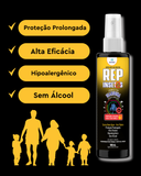 REP Repelente Familiar Avançado Avvio Icaridina com Nanotecnologia Spray Sem Álcool Hipoalergênico 100m
