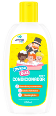 Condicionador Baby Mundo Bita Hidratação Nutrição AVVIO Cuidado Infantil - 200ml - Macrofarma