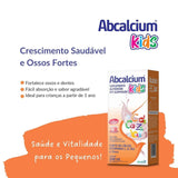 Abcalcium Suplemento Kids Fortalecimento Ósseo Airela Cálcio - 240ml - Macrofarma