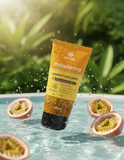 Sabonete Líquido Esfoliante Maisderma Maracujá Revitalização Aroma Tropical AVVIO Cuidado com a Pele - 180ml