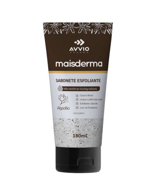 Sabonete Líquido Esfoliante Algodão Maisderma AVVIO 180ml