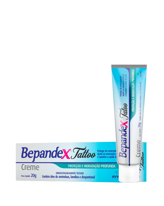 Creme Bepandex Tattoo Proteção Tatuagem Hidratação AVVIO Cuidado com a Pele - 20g