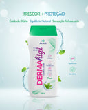 Sabonete Líquido Int Fresh Dermahigi Limpeza Delicada pH Natural Fragrância Refrescante AVVIO Cuidado Íntimo - 2x200ml