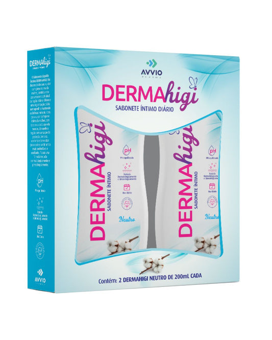 DERMAhigi Sabonete Íntimo Neutro Pack 2x200ml - Avvio Pharma