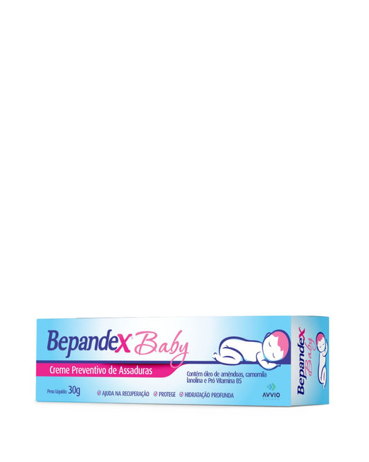 Creme Bepandex Baby Proteção Hidratação AVVIO Cuidado Infantil - 30g