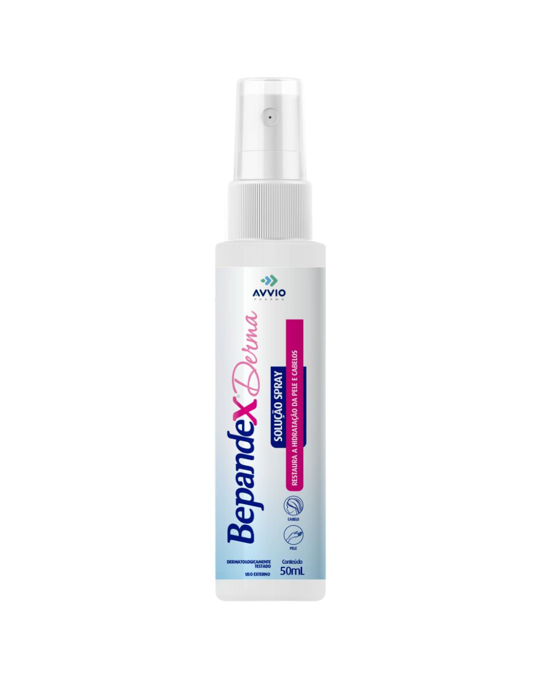 Bepandex Derma Solução Spray Hidratação Reparadora AVVIO Cuidado com a Pele - 50ml