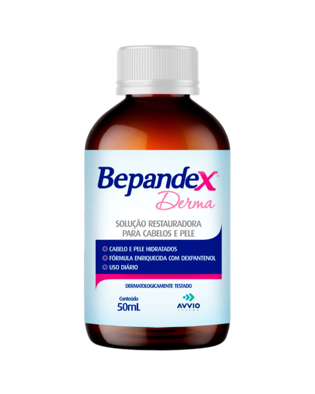 Bepandex Derma Solução Hidratação Reparadora AVVIO Cuidado com a Pele - 50ml