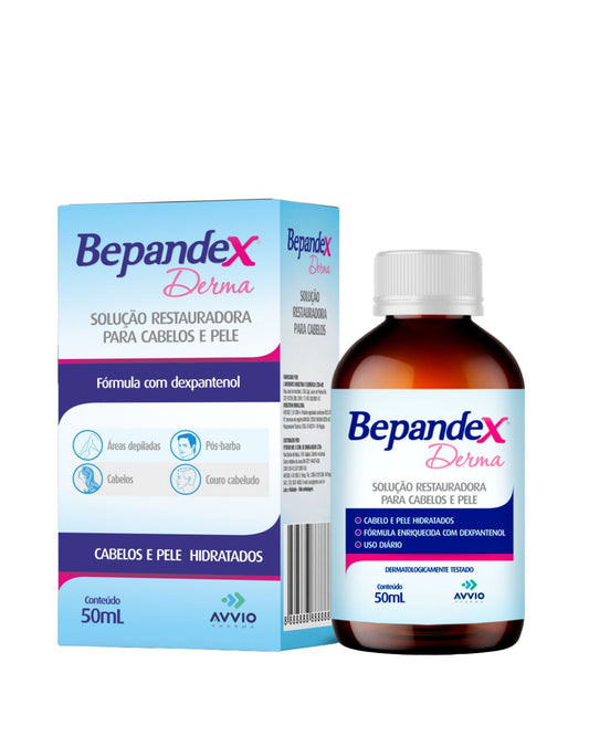 Bepandex Derma Solução Hidratação Reparadora AVVIO Cuidado com a Pele - 50ml