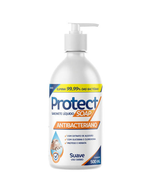 Protectsoap Sabonete Líquido Antibacteriano Proteção Diária Saúde das Mãos AVVIO - 500ml