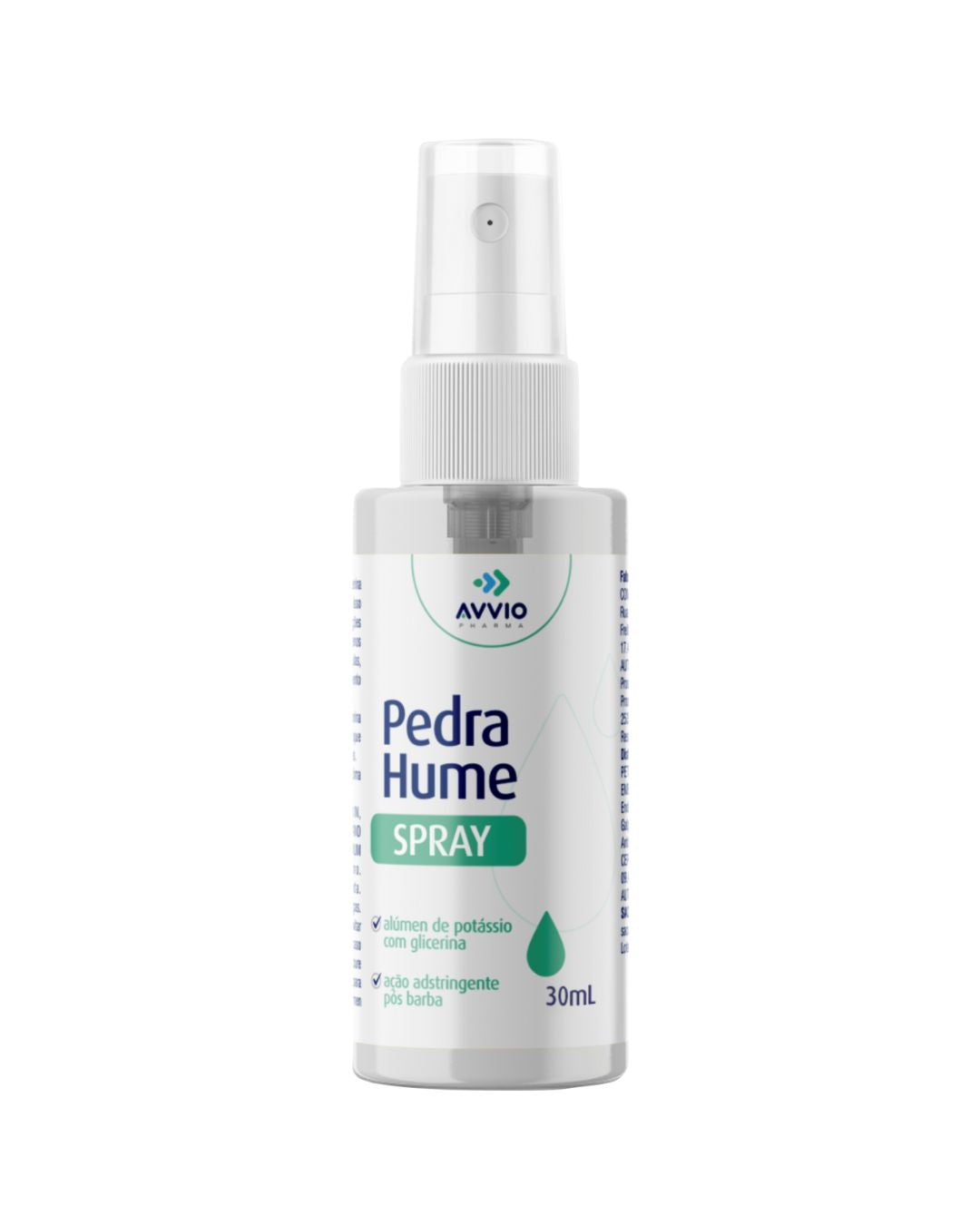 Pedra Hume + Glicerina Spray Hidratação Suavidade AVVIO Cuidado com a Pele - 30ml