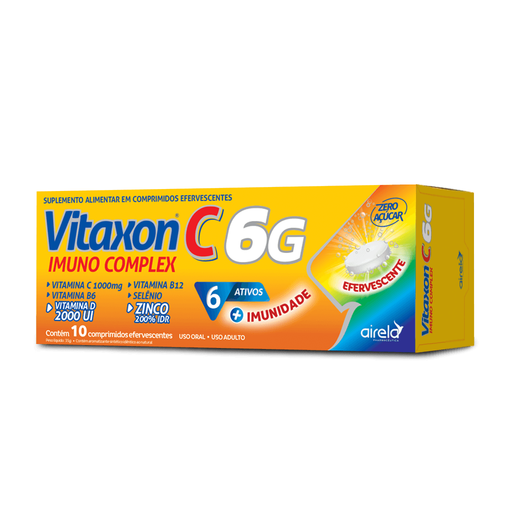Vitaxon Comprimidos Multivitamínico Fortalecimento Imunológico Airela Vitaminas - 10 Comprimidos - Macrofarma