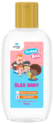 Óleo Baby Com Vitamina E Mundo Bita Hidratação Nutrição AVVIO Cuidado Infantil - 100ml - Macrofarma
