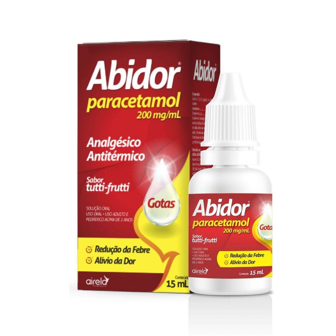 Abidor Medicamento Alívio da Dor & Febre Airela Analgésico - 15ml - Macrofarma