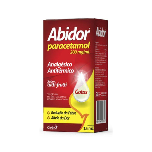 Abidor Medicamento Alívio da Dor & Febre Airela Analgésico - 15ml - Macrofarma