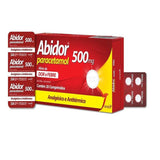 Abidor Comprimidos Alívio da Dor Airela Paracetamol - 20 Comprimidos - Macrofarma