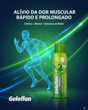 Geloflan Bálsamo 120ml - Salicilato de Metila + Cânfora + Mentol para Alívio Rápido de Dores