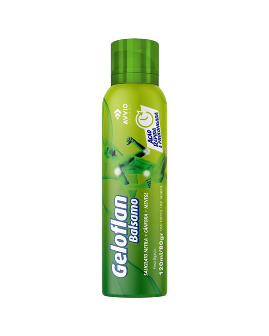 Geloflan Bálsamo 120ml - Salicilato de Metila + Cânfora + Mentol para Alívio Rápido de Dores