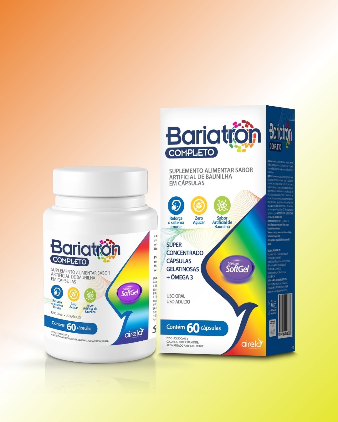 Bariatron Suplemento AZ Saúde Cardiovascular Airela Ômega 3 - Multivitamínico