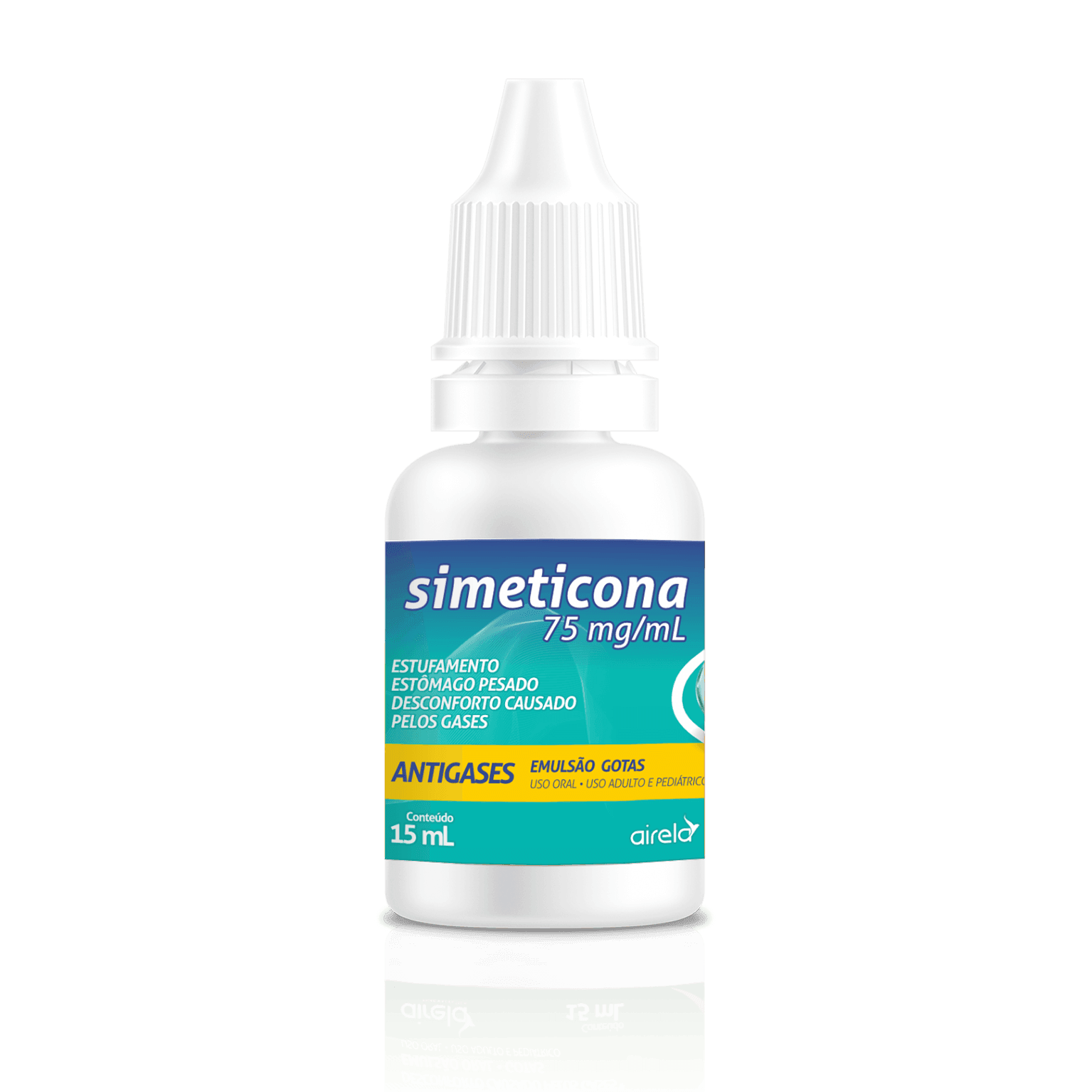 Simeticona Solução Alívio de Gases Airela Digestivo - 15ml - Macrofarma