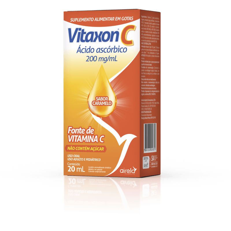 Vitaxon Solução Fortalecimento Imunológico Airela Vitamina C - 20ml - Macrofarma