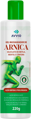 Arnica Gel Alívio Dores Musculares AVVIO Bem-estar - 220g - Macrofarma