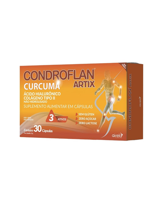 Condroflan Cápsulas Artix Saúde Articular Airela Colágeno - 30 Cápsulas